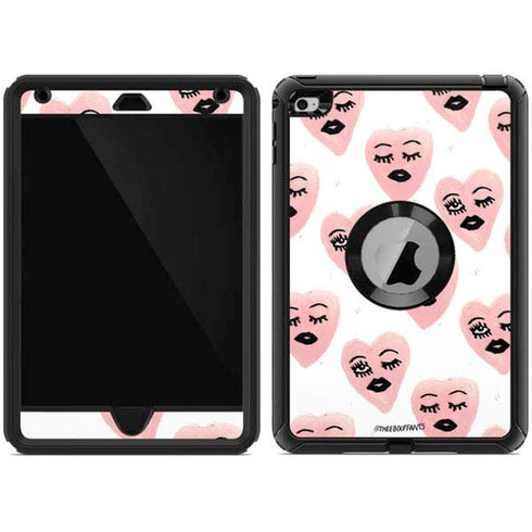 Bouffants and Broken Hearts Winking Hearts Otterbox Defender iPad Skin