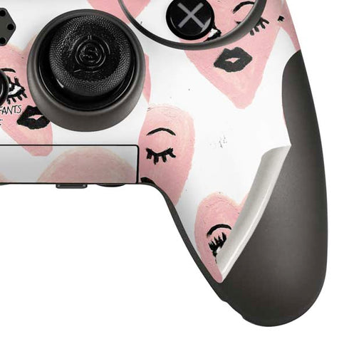 Bouffants and Broken Hearts Winking Hearts PlayStation Scuf Vantage 2 Controller Skin