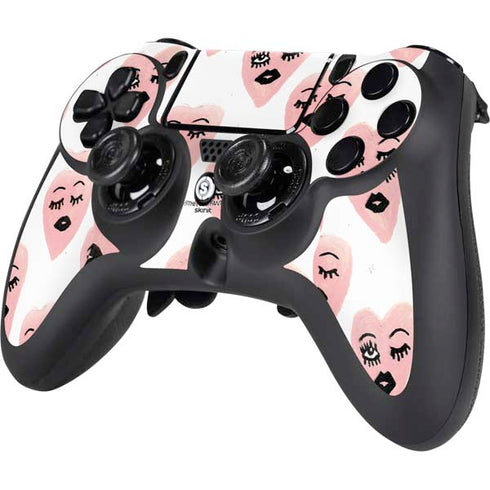 Bouffants and Broken Hearts Winking Hearts PS4/PC SCUF Impact Controller Skin