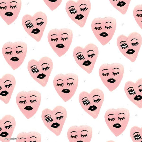 Bouffants and Broken Hearts Winking Hearts PS4 Pro/Slim Controller Skin