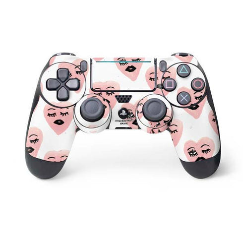 Bouffants and Broken Hearts Winking Hearts PS4 Pro/Slim Controller Skin