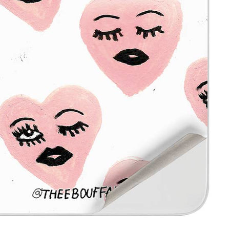 Bouffants and Broken Hearts Winking Hearts Surface Duo Skin
