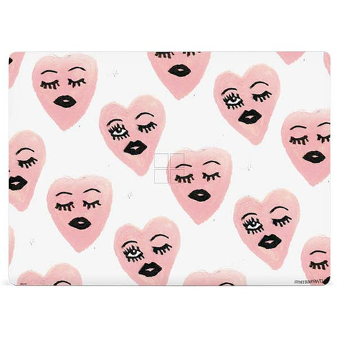 Bouffants and Broken Hearts Winking Hearts Surface Laptop 2 Skin
