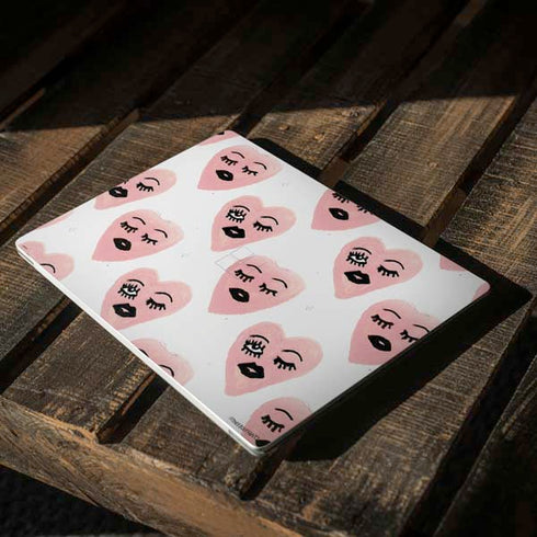Bouffants and Broken Hearts Winking Hearts Surface Laptop 2 Skin