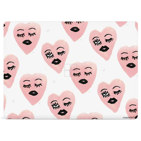 Bouffants and Broken Hearts Winking Hearts Surface Laptop 3 13.5in Skin