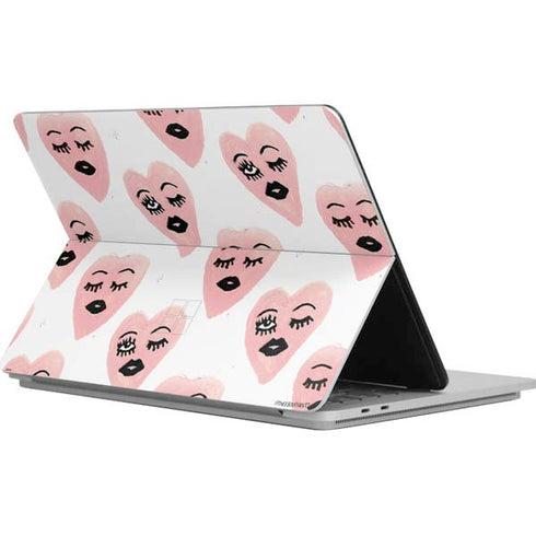 Bouffants and Broken Hearts Winking Hearts Surface Laptop Studio Skin