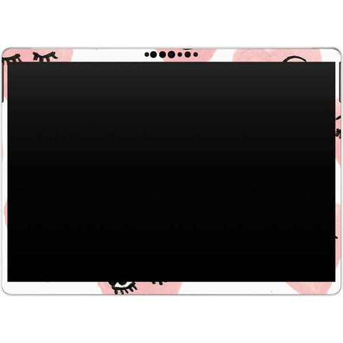 Bouffants and Broken Hearts Winking Hearts Surface Pro 8 Skin