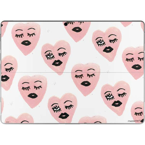 Bouffants and Broken Hearts Winking Hearts Surface Pro 9 Skin
