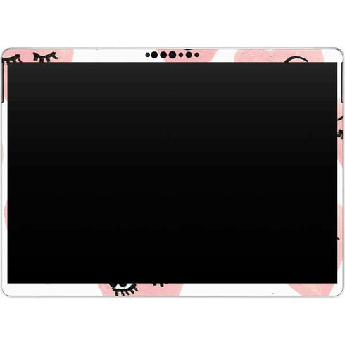 Bouffants and Broken Hearts Winking Hearts Surface Pro 9 Skin