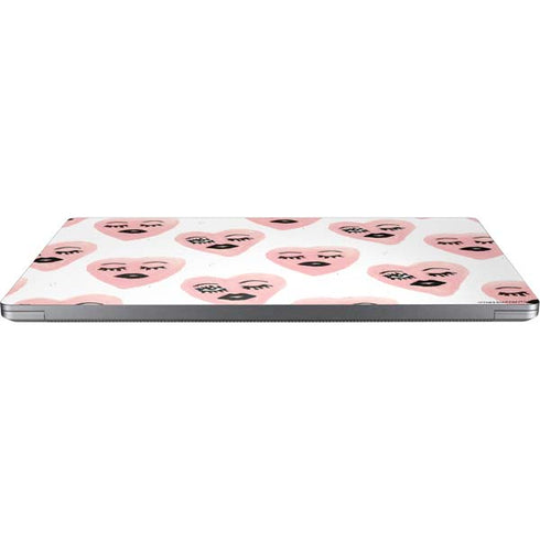 Bouffants and Broken Hearts Winking Hearts Universal Laptop 13in (10.6 x 7.6in) Skin
