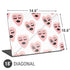 Bouffants and Broken Hearts Winking Hearts Universal Laptop 18in (14.6 x 10.6in) Skin