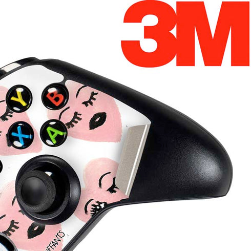 Bouffants and Broken Hearts Winking Hearts Xbox One Controller Skin