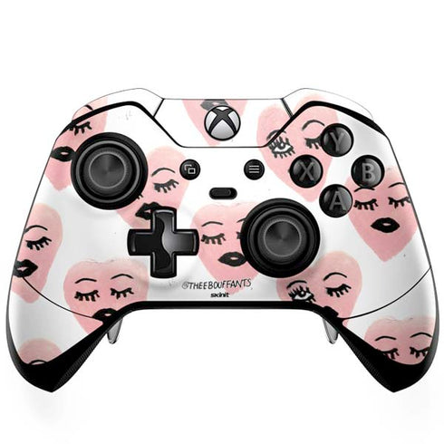 Bouffants and Broken Hearts Winking Hearts Xbox One Elite Controller Skin
