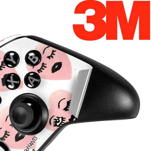 Bouffants and Broken Hearts Winking Hearts Xbox One Elite Controller Skin