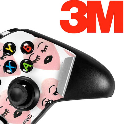 Bouffants and Broken Hearts Winking Hearts Xbox One X Controller Skin