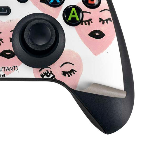 Bouffants and Broken Hearts Winking Hearts Xbox Series X Controller Skin
