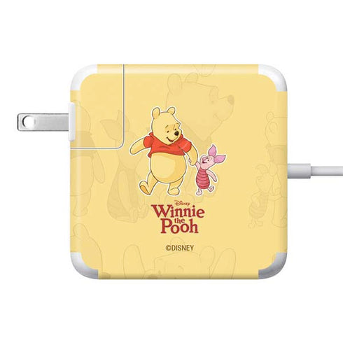 Disney Winnie the Pooh and Piglet 85W Power Adapter (15 and 17 inch MacBook Pro Charger) Skin