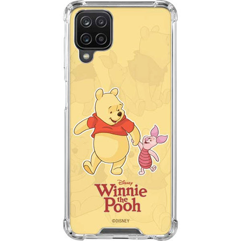 Disney Winnie the Pooh and Piglet Galaxy A12 Clear Case
