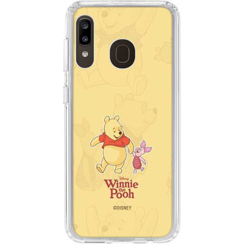 Disney Winnie the Pooh and Piglet Galaxy A20 Clear Case