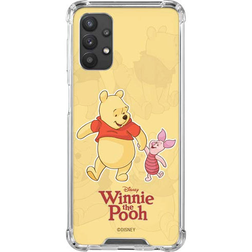 Disney Winnie the Pooh and Piglet Galaxy A32 5G Clear Case