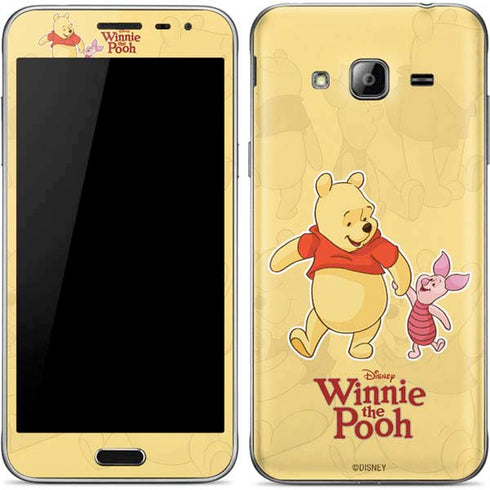 Disney Winnie the Pooh and Piglet Galaxy J3 Skin