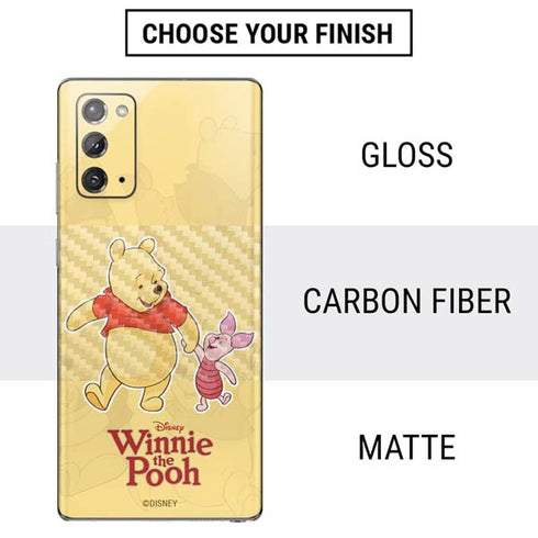 Disney Winnie the Pooh and Piglet Galaxy Note20 5G Skin