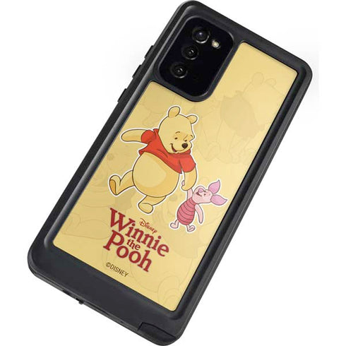 Disney Winnie the Pooh and Piglet Galaxy Note20 5G Waterproof Case