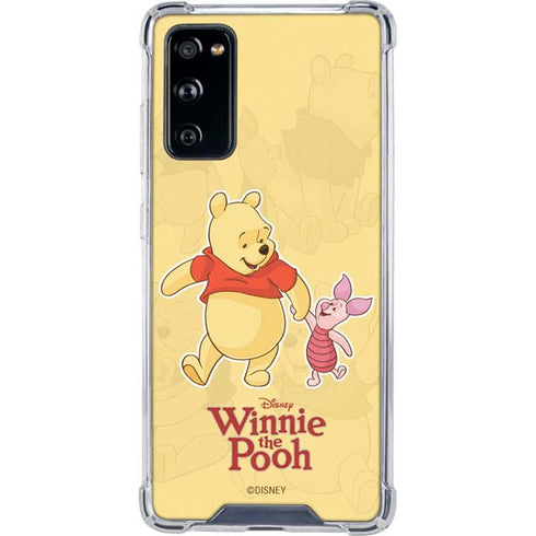 Disney Winnie the Pooh and Piglet Galaxy S20 FE Clear Case