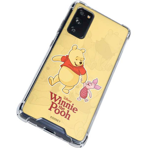 Disney Winnie the Pooh and Piglet Galaxy S20 FE Clear Case
