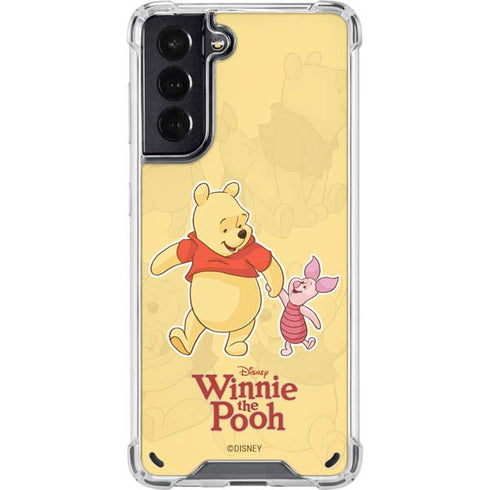 Disney Winnie the Pooh and Piglet Galaxy S21 5G Clear Case