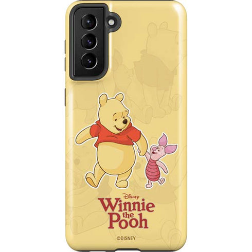 Disney Winnie the Pooh and Piglet Galaxy S21 FE Pro Case