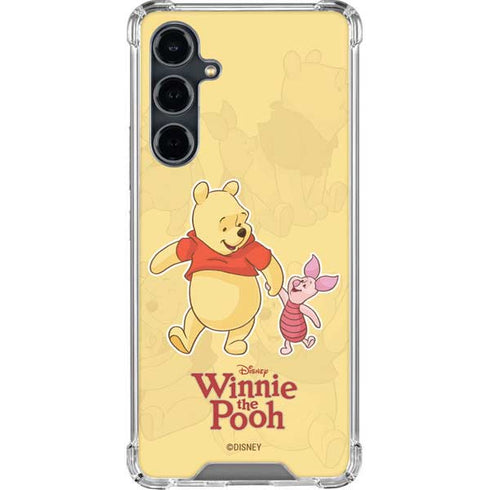 Disney Winnie the Pooh and Piglet Galaxy S23 FE Clear Case
