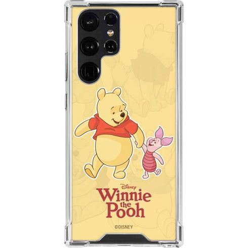 Disney Winnie the Pooh and Piglet Galaxy S24 Ultra Clear Case