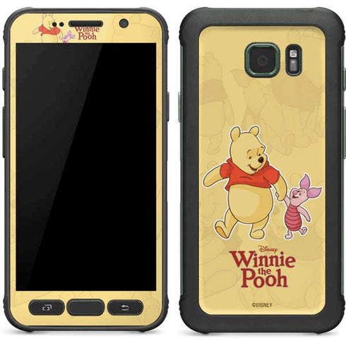 Disney Winnie the Pooh and Piglet Galaxy S7 Active Skin