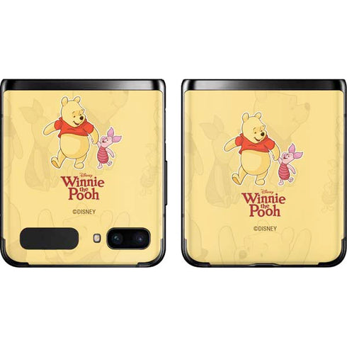 Disney Winnie the Pooh and Piglet Galaxy Z Flip Skin