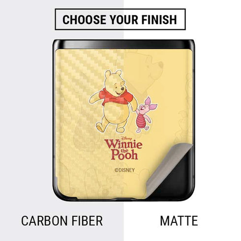 Disney Winnie the Pooh and Piglet Galaxy Z Flip Skin