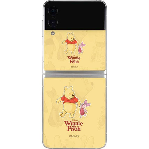 Disney Winnie the Pooh and Piglet Galaxy Z Flip3 5G Skin