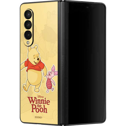 Disney Winnie the Pooh and Piglet Galaxy Z Fold3 5G Skin