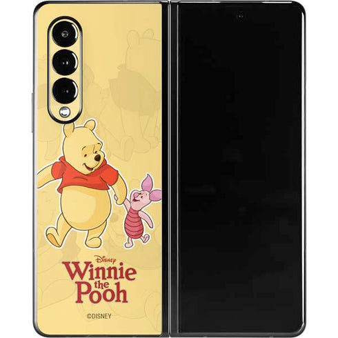 Disney Winnie the Pooh and Piglet Galaxy Z Fold3 5G Skin