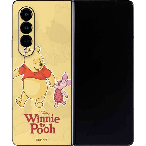 Disney Winnie the Pooh and Piglet Galaxy Z Fold4 5G Skin