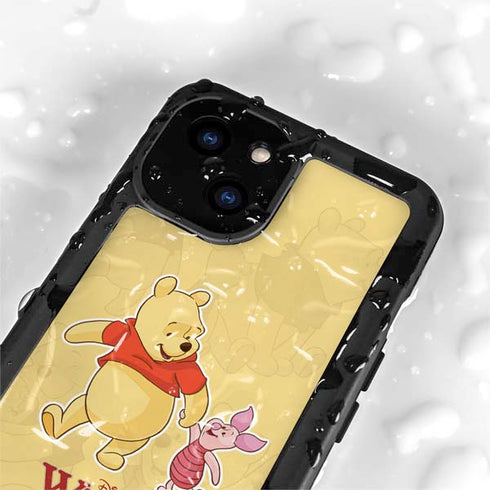Disney Winnie the Pooh and Piglet iPhone 13 Mini Waterproof Case