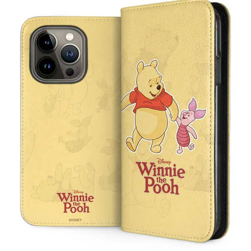 Disney Winnie the Pooh and Piglet iPhone 13 Pro Folio Case