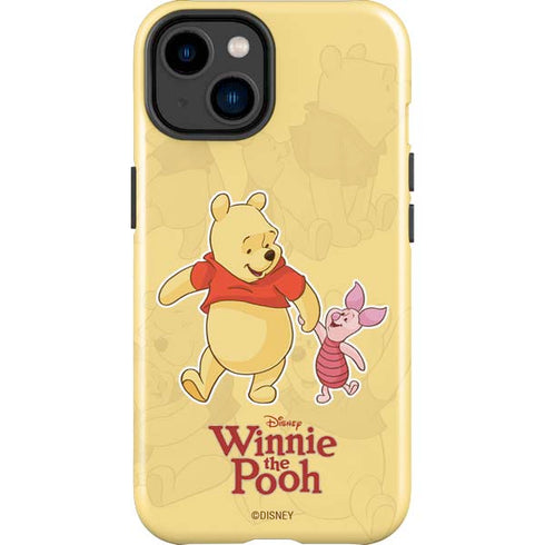 Disney Winnie the Pooh and Piglet iPhone 14 Plus Impact Case