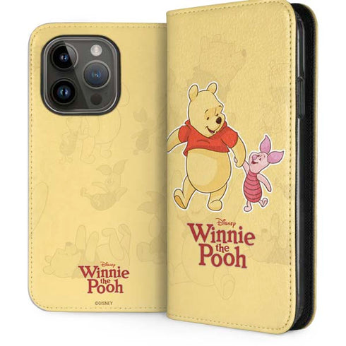 Disney Winnie the Pooh and Piglet iPhone 14 Pro Folio Case