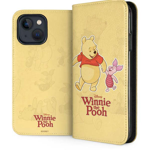 Disney Winnie the Pooh and Piglet iPhone 15 Plus Folio Case