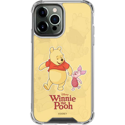 Disney Winnie the Pooh and Piglet iPhone 15 Pro Max Clear Case