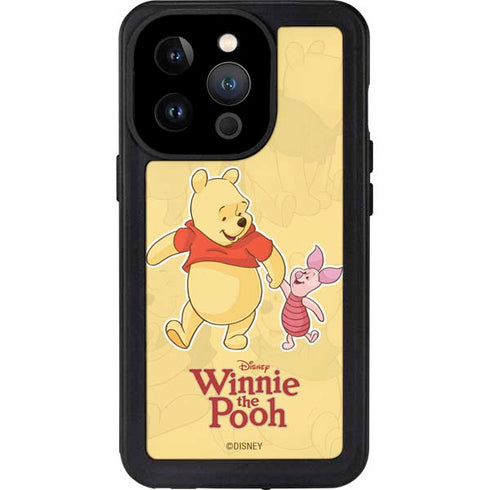 Disney Winnie the Pooh and Piglet iPhone 15 Pro Waterproof Case
