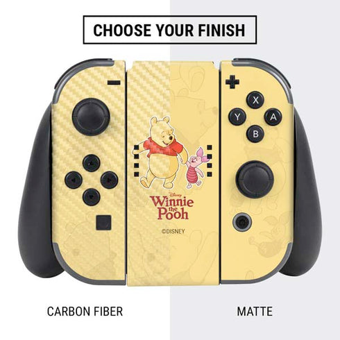 Disney Winnie the Pooh and Piglet Nintendo Switch Bundle Skin