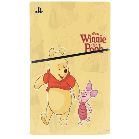 Disney Winnie the Pooh and Piglet PS5 Slim Digital Edition Bundle Skin