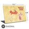 Disney Winnie the Pooh and Piglet Universal Laptop 15in (12.2 x 8.8in) Skin